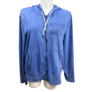 TOMS Blue Full Zip Hoodie XL